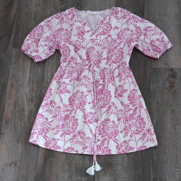 Petite Medium Womens Dress with Tassel Tie - Picture 1 of 4